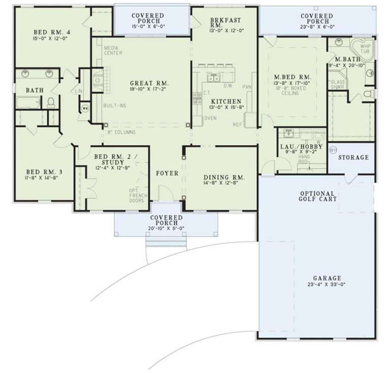 House Plan House Plan #2817 Drawing 1