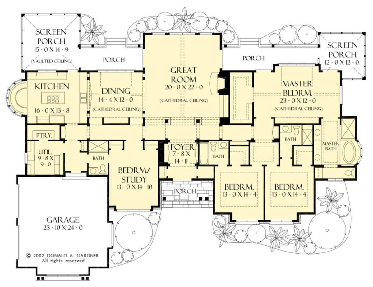 Main Floor  for House Plan #2865-00355