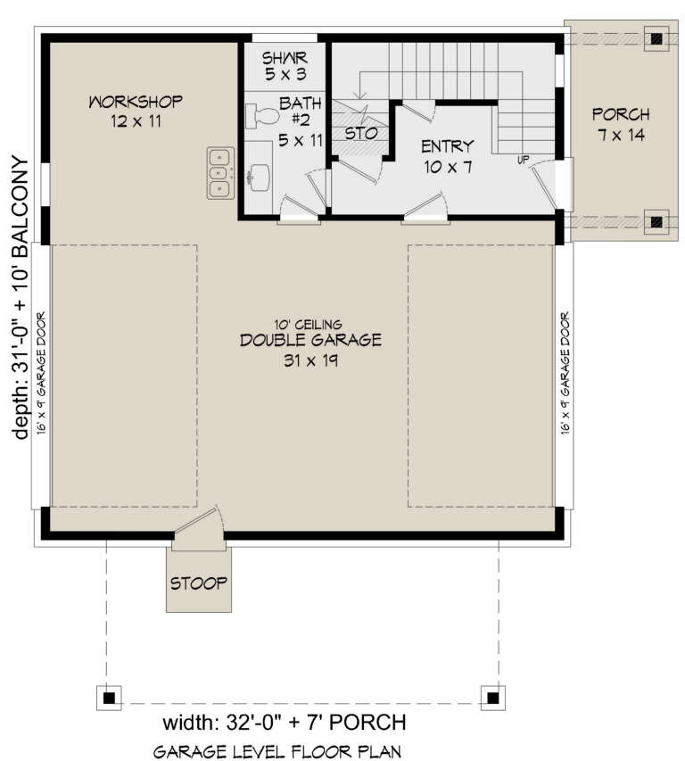 House Plan House Plan #28175 Drawing 1