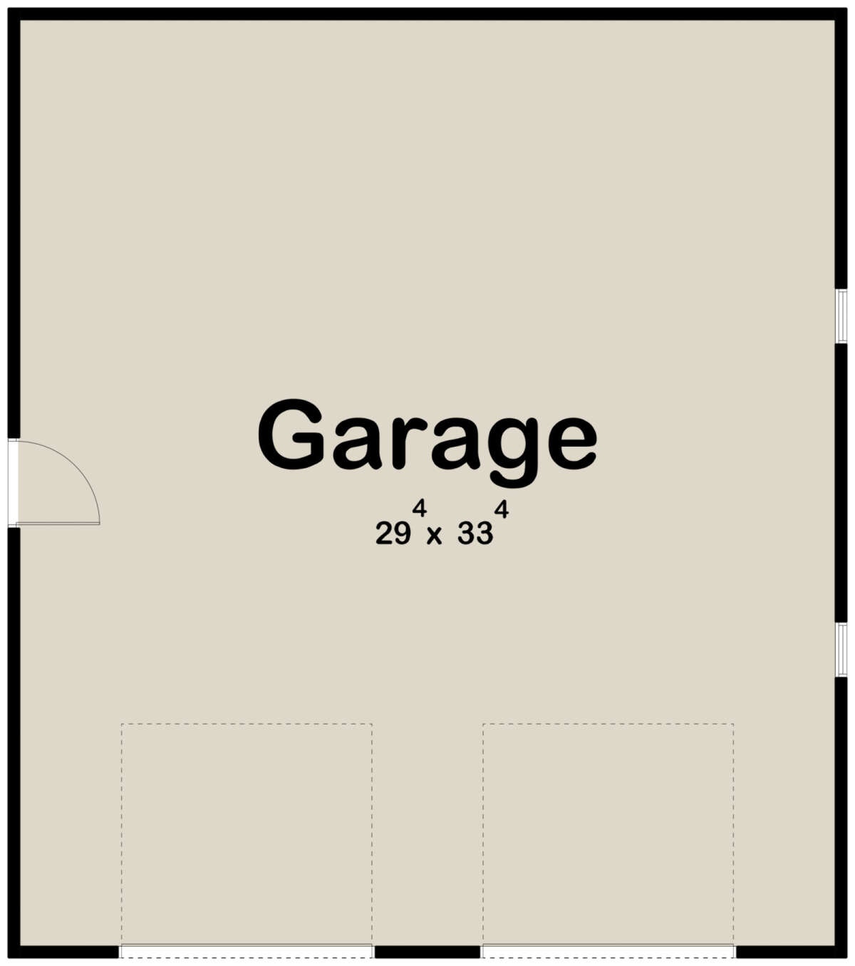 Garage Floor for House Plan #963-00706