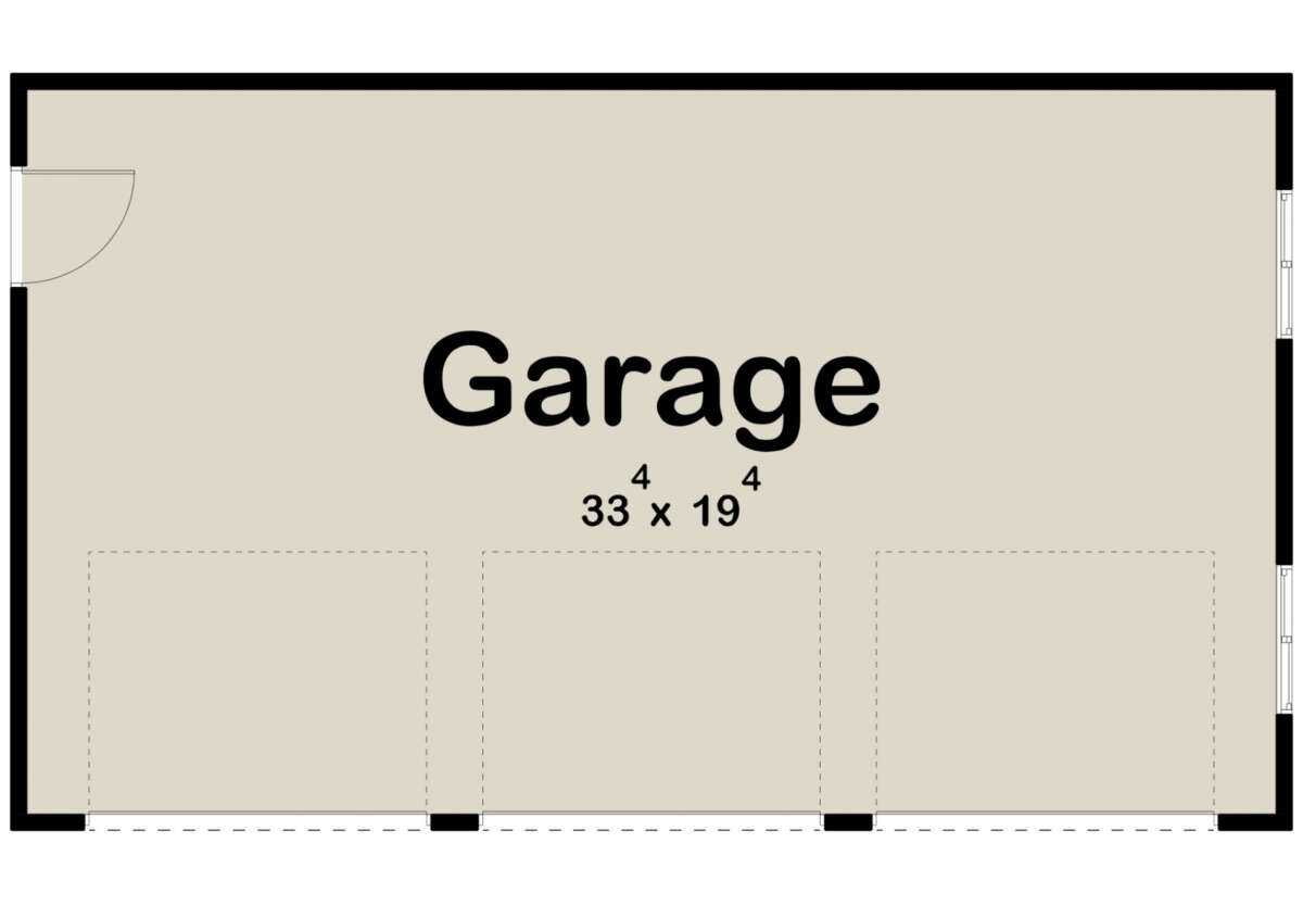 Garage Floor for House Plan #963-00707