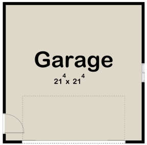 Garage Floor for House Plan #963-00709