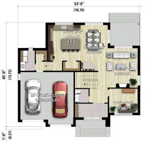 Main Floor  for House Plan #6146-00517
