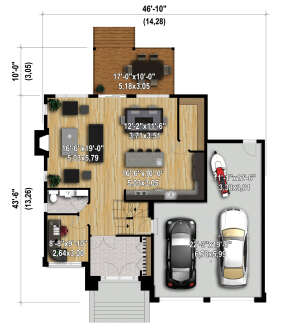 Main Floor  for House Plan #6146-00518
