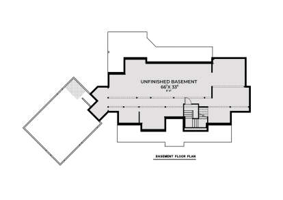 Basement for House Plan #2464-00052