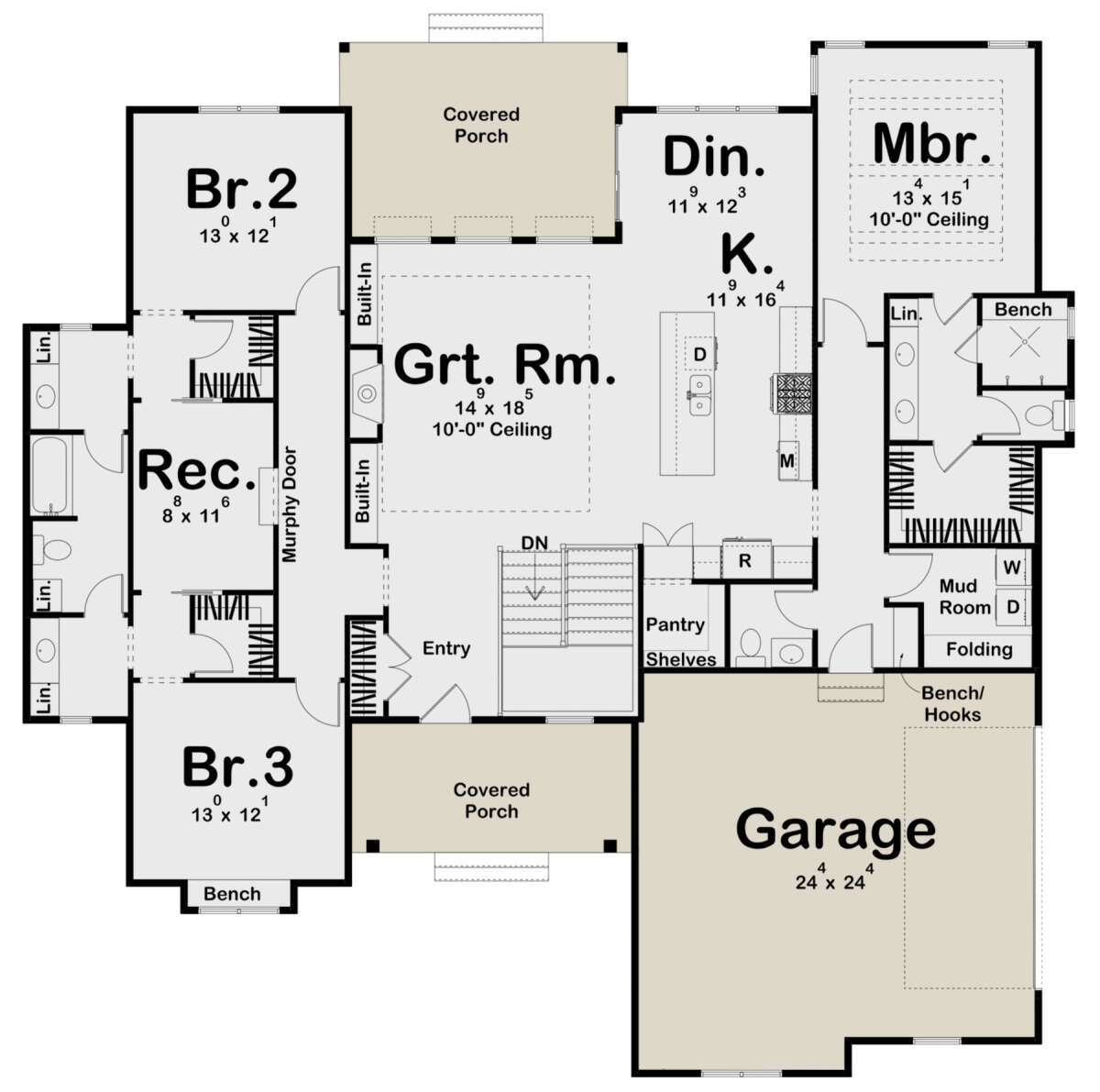 Main Floor  for House Plan #963-00710