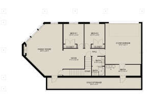 Basement for House Plan #2802-00187