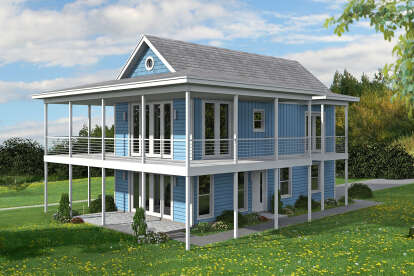 House Plan House Plan #28187 Angled Front Elevation
