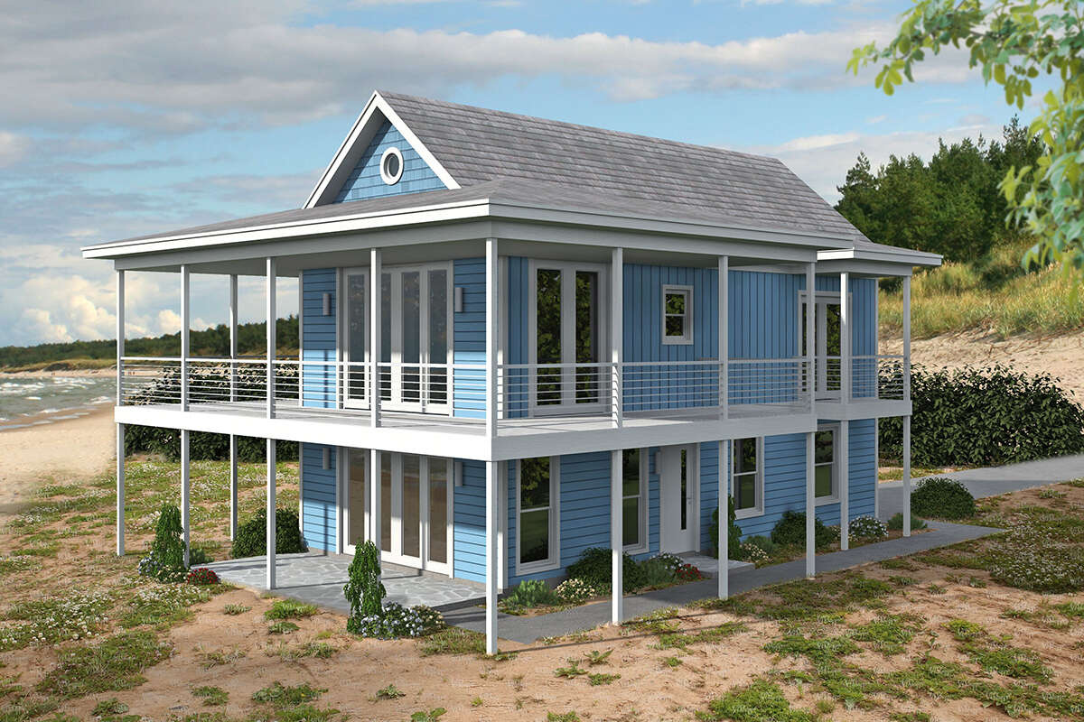 Coastal Plan - 968 Square Feet, 1 Bedroom, 2 Bathrooms | Floor Plan ...