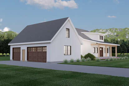 Modern Farmhouse House Plan #6422-00013 Elevation Photo