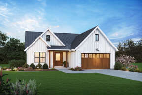 Modern Farmhouse House Plan #2559-00953 Elevation Photo