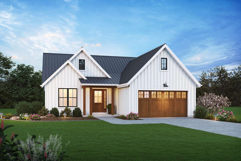 House Plan House Plan #28195 Angled Front Elevation