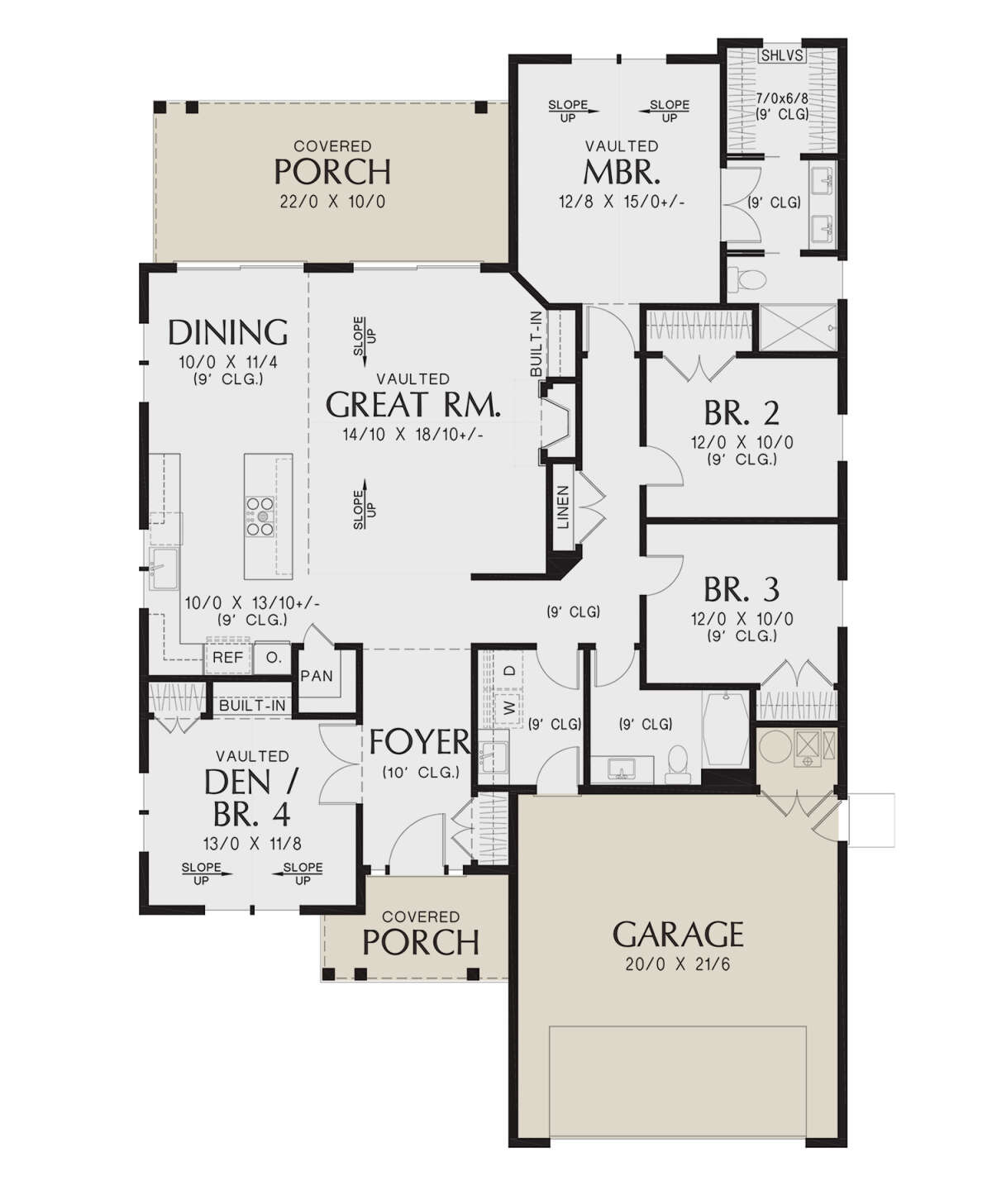 Main Floor  for House Plan #2559-00953