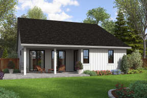 Modern Farmhouse House Plan #2559-00954 Elevation Photo