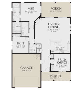 Main Floor  for House Plan #2559-00954