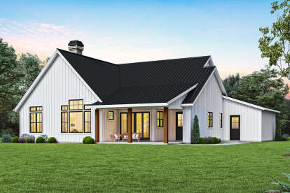 Modern Farmhouse House Plan #2559-00955 Elevation Photo