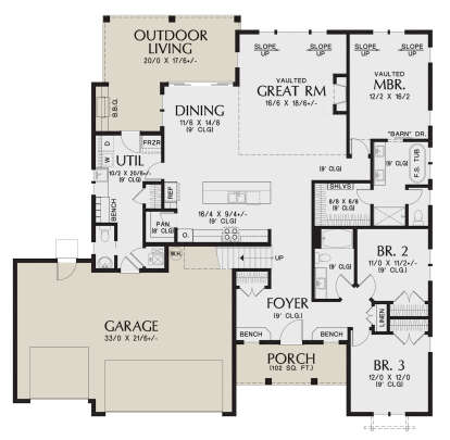 House Plan House Plan #28197 Drawing 1