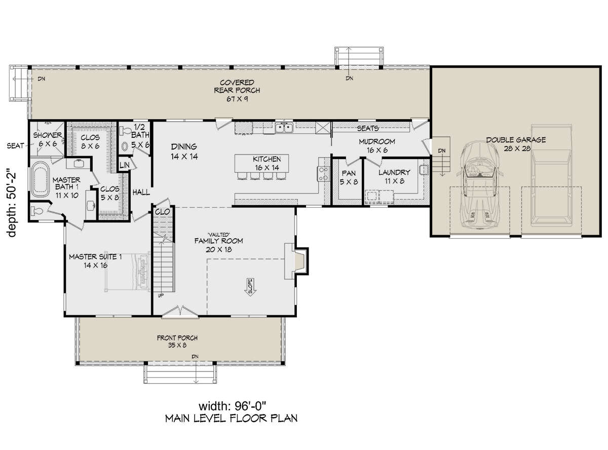 Main Floor  for House Plan #940-00676