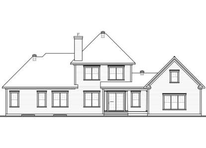 Country House Plan #034-00025 Elevation Photo