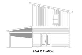 Modern House Plan #940-00677 Elevation Photo