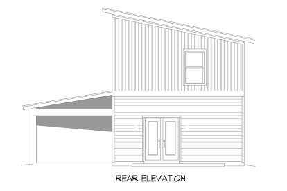 Modern House Plan #940-00677 Elevation Photo