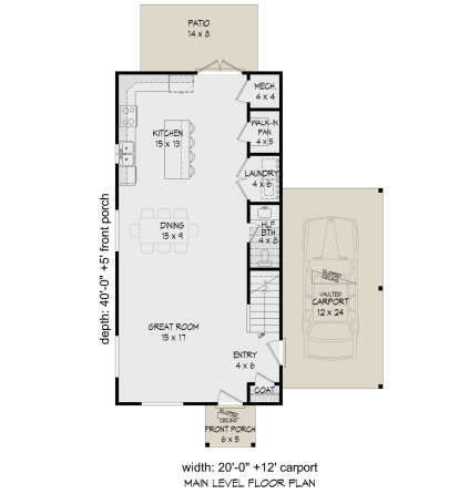 Main Floor  for House Plan #940-00677