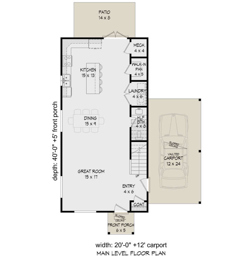 House Plan House Plan #28200 Drawing 1