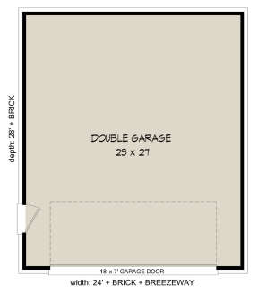 Garage Floor for House Plan #940-00678