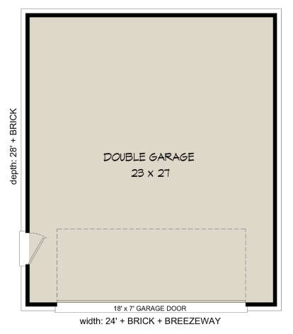 Garage Floor for House Plan #940-00678
