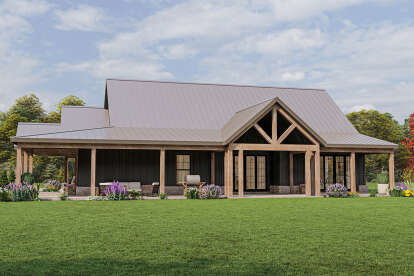 Barn House Plan #009-00317 Elevation Photo