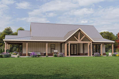 Barn House Plan #009-00317 Elevation Photo