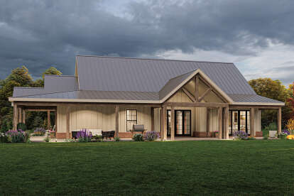 Barn House Plan #009-00317 Elevation Photo