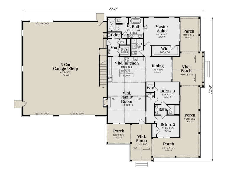House Plan House Plan #28202 Drawing 1