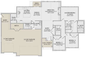 Main Floor  for House Plan #6422-00016