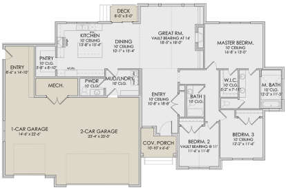 House Plan House Plan #28203 Drawing 1