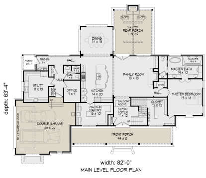 Main Floor  for House Plan #940-00679