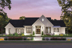 Modern House Plan #041-00315 Elevation Photo