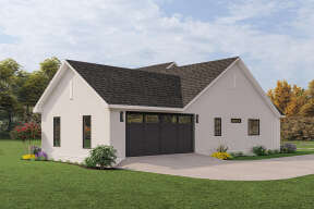 Modern House Plan #041-00315 Elevation Photo