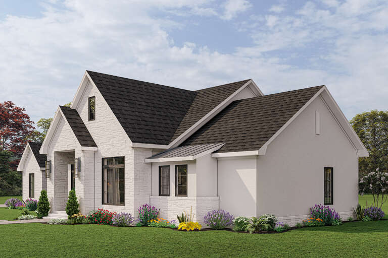 Modern House Plan #041-00315 Elevation Photo