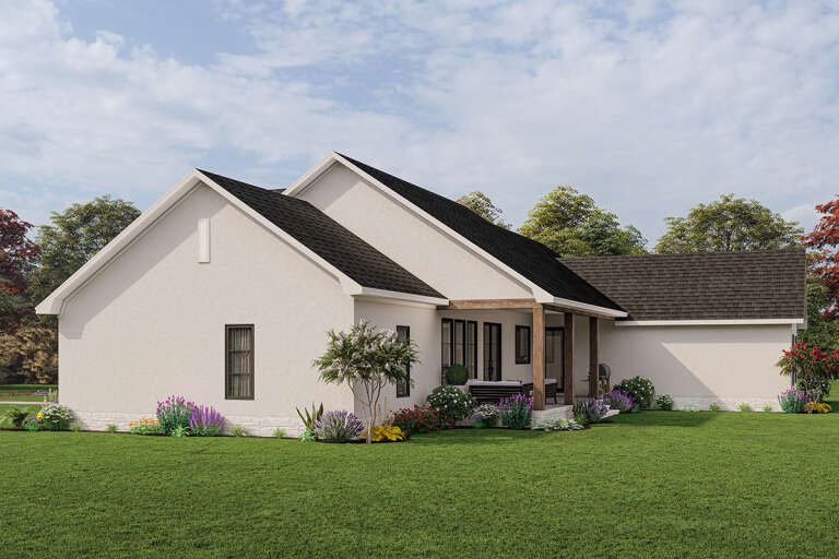 Modern House Plan #041-00315 Elevation Photo