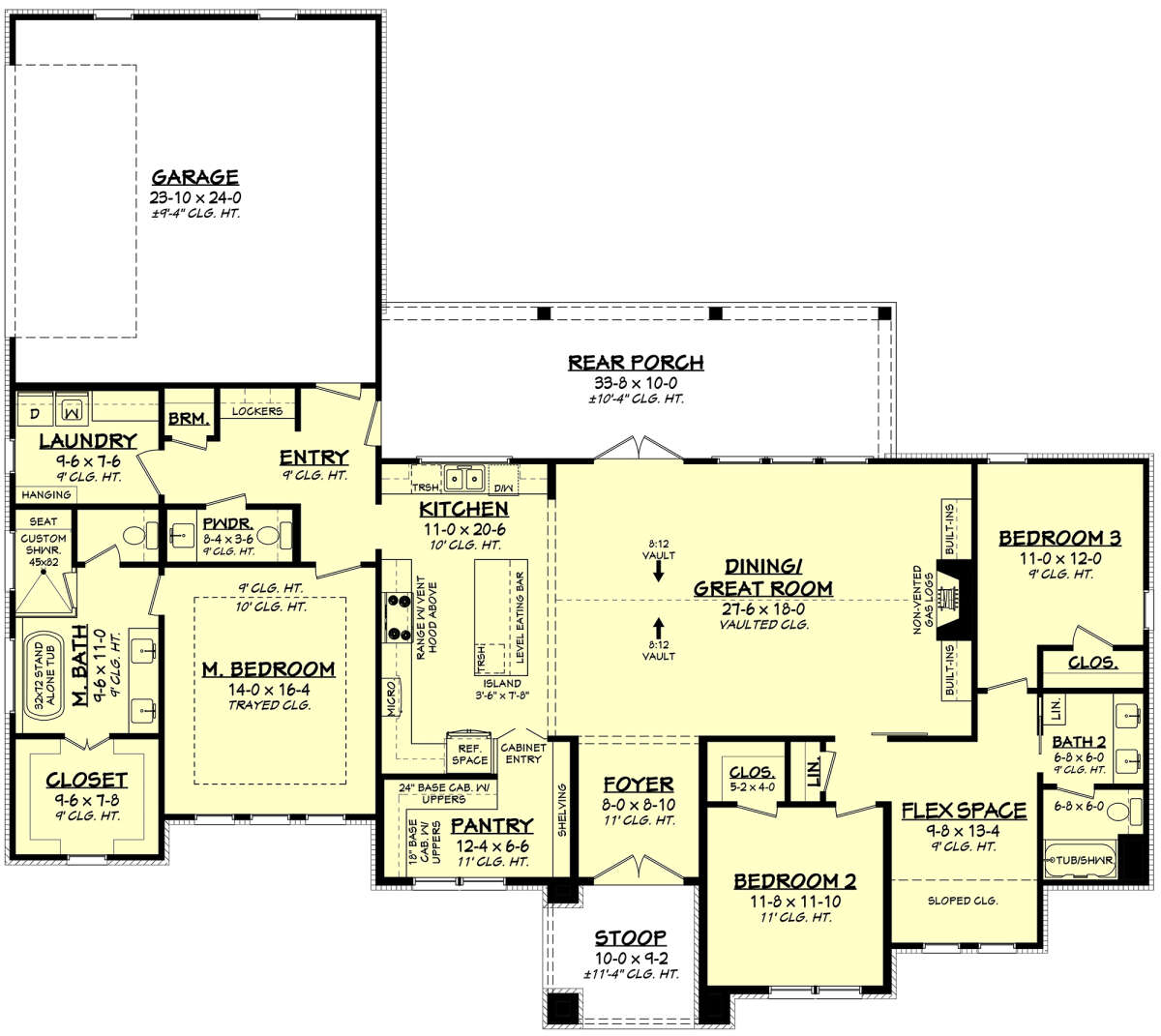 Main Floor  for House Plan #041-00315