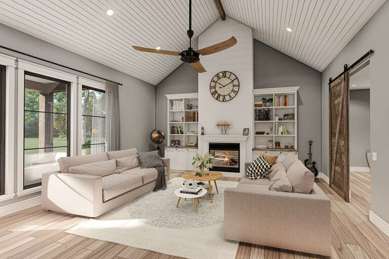 Modern House Plan #041-00315 Additional Photo