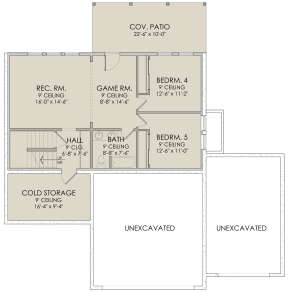 Walkout Basement for House Plan #6422-00017