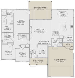 Main Floor  for House Plan #6422-00018