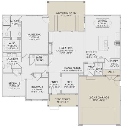 Main Floor  for House Plan #6422-00018
