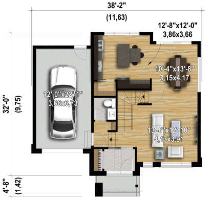 House Plan House Plan #28213 Drawing 1