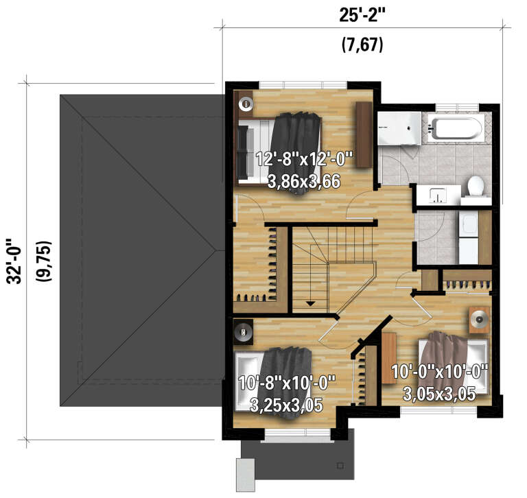 House Plan House Plan #28213 Drawing 2