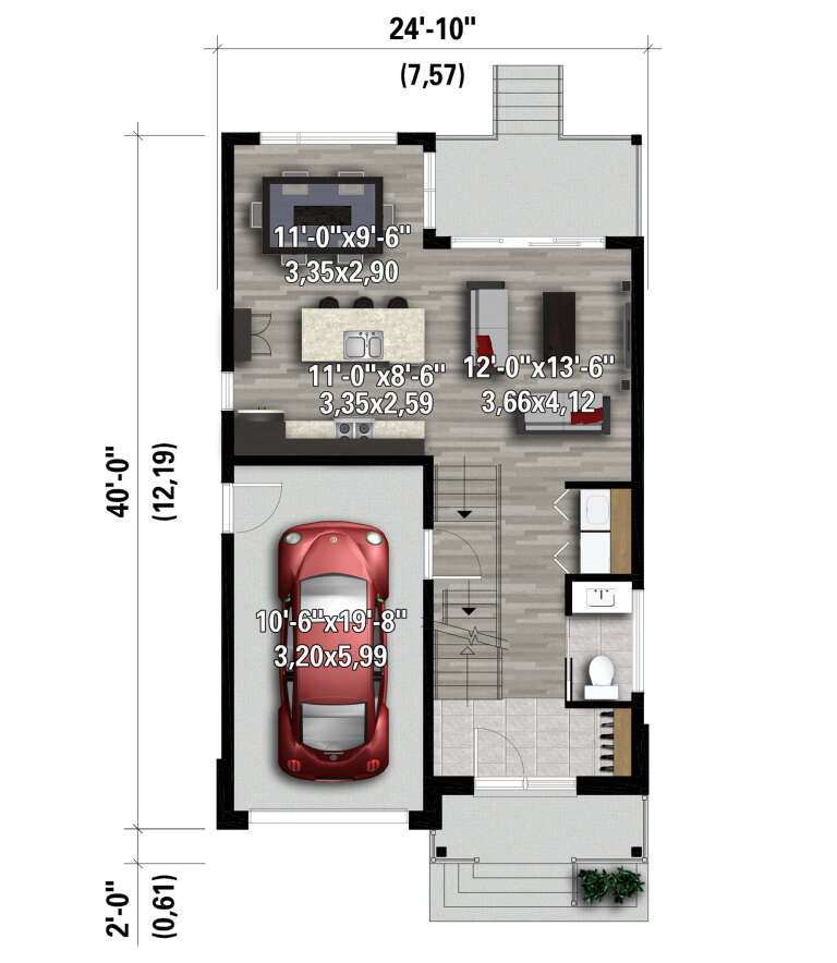 House Plan House Plan #28215 Drawing 1
