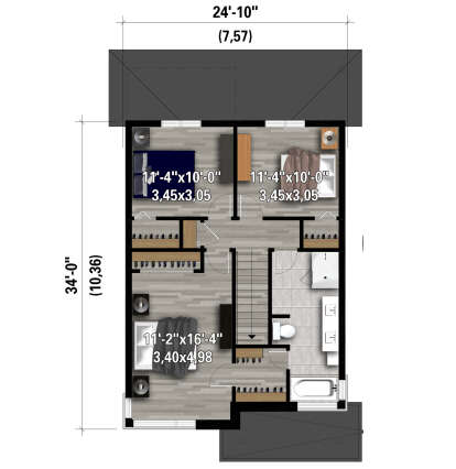 House Plan House Plan #28215 Drawing 2