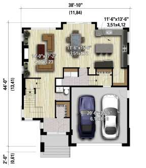 Main Floor  for House Plan #6146-00523